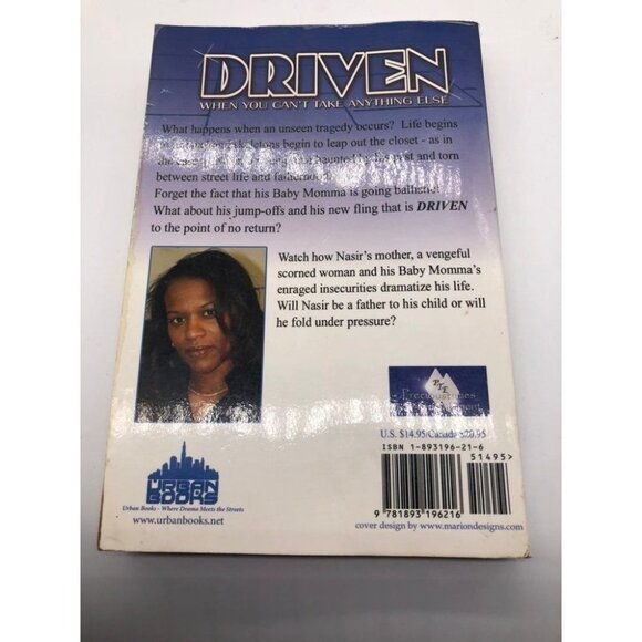 Driven A Novel Book by Kashamba Williams 2005 - Picture 2 of 9